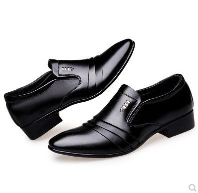Leather Shoes Men Summer Breathable Men's Shoes