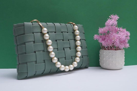 Women's PU Leather Plain Hand Bag
