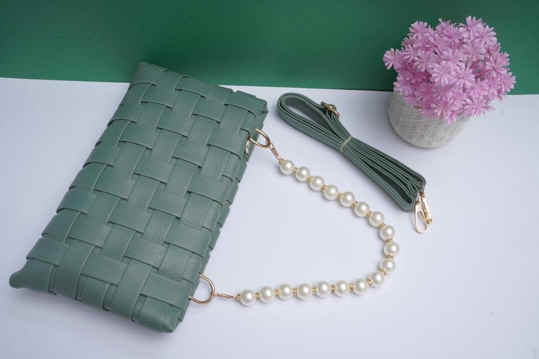 Women's PU Leather Plain Hand Bag