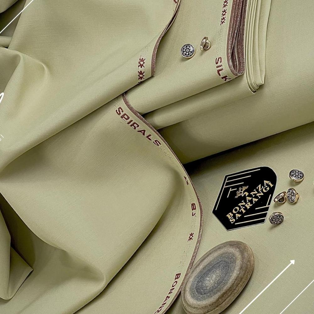 Men’s Unstitched Wash And Wear Plain Suit