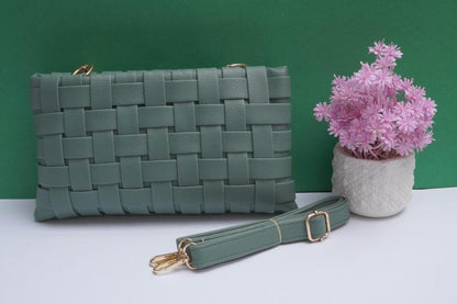Women's PU Leather Plain Hand Bag