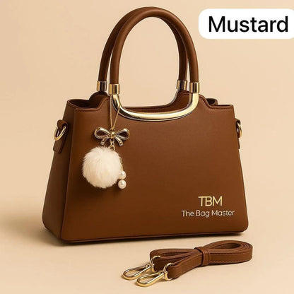 Stylish Women's Rexine Hand Bag - 1 Pc