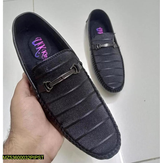 Men's Formal Loafer, Black Line